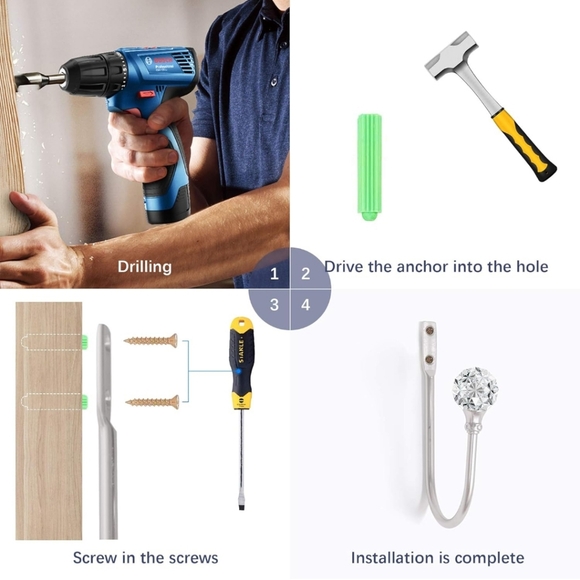 2 Piece Curtain Holdback - Picture 8 of 8